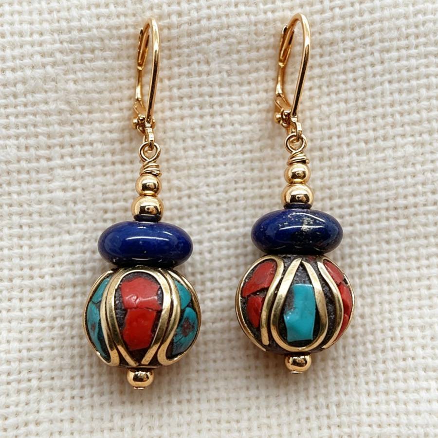 Brincos Pendentes Artesanais d - Women Accessories Nepal avaliação e preço