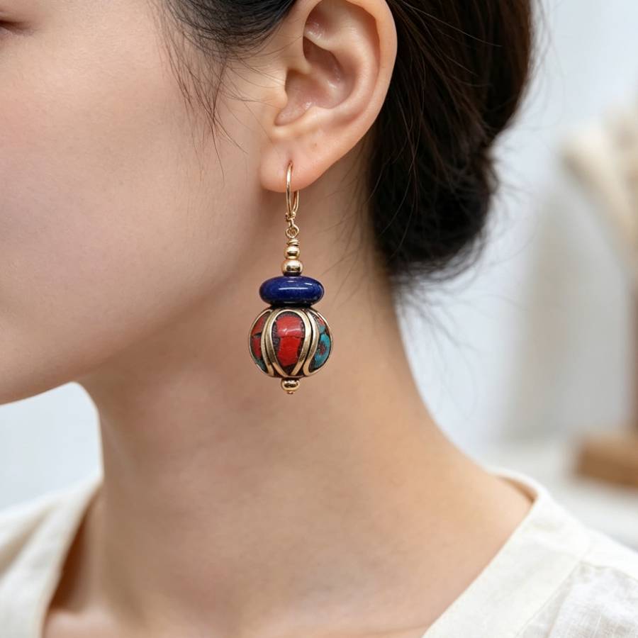 Brincos Pendentes Artesanais d - Women Accessories Nepal avaliação e preço