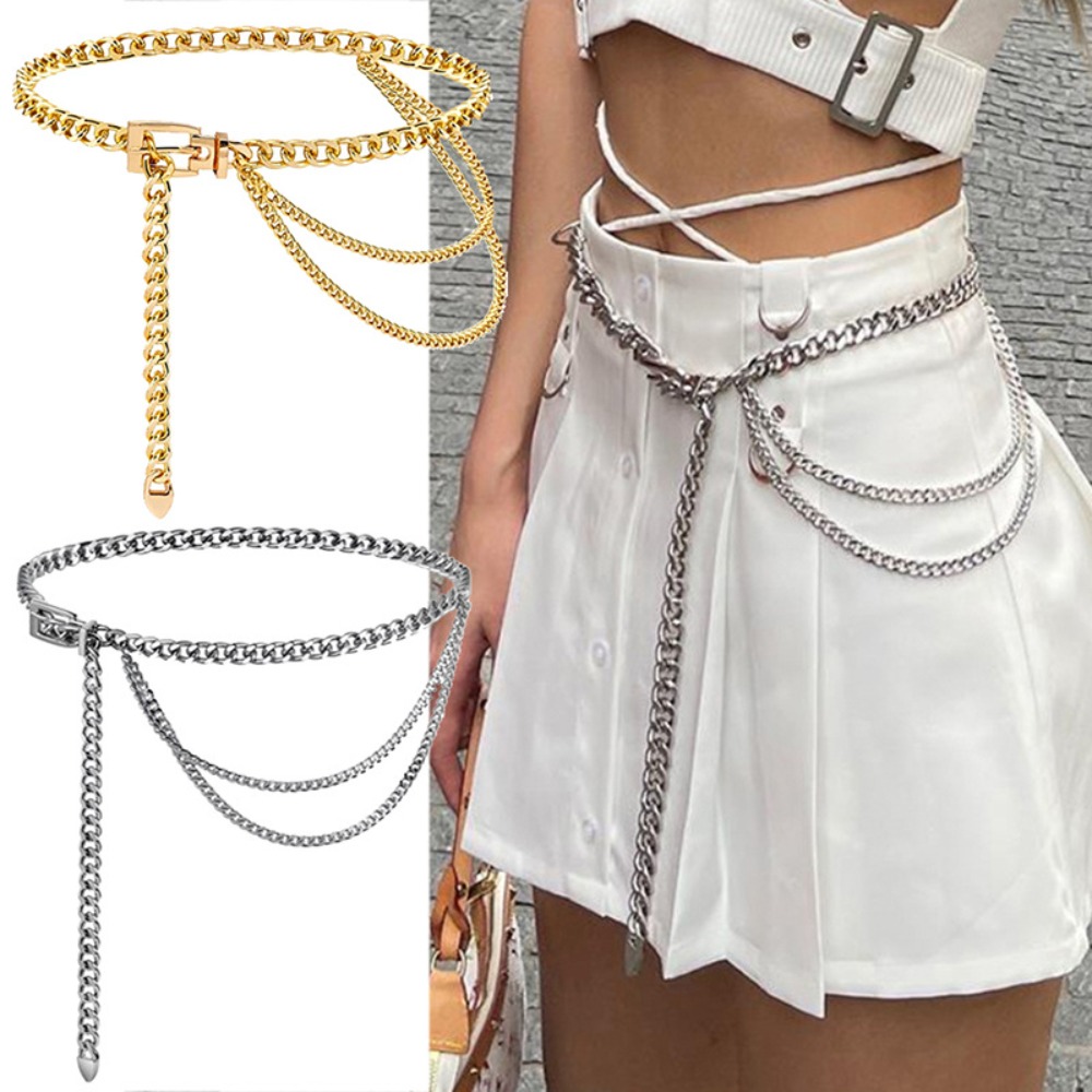Cinto de Cintura Feminino com  - Women'S Jeans Accessories Chain avaliação e preço