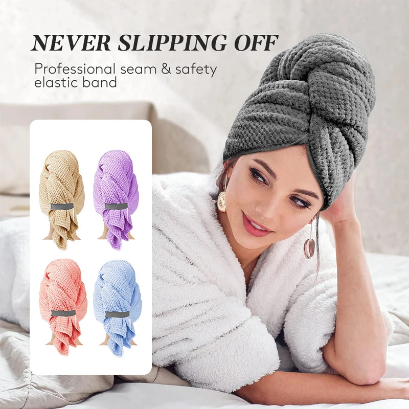 Toalha de Cabelo de Microfibra - Hair Band Elastic avaliação e preço