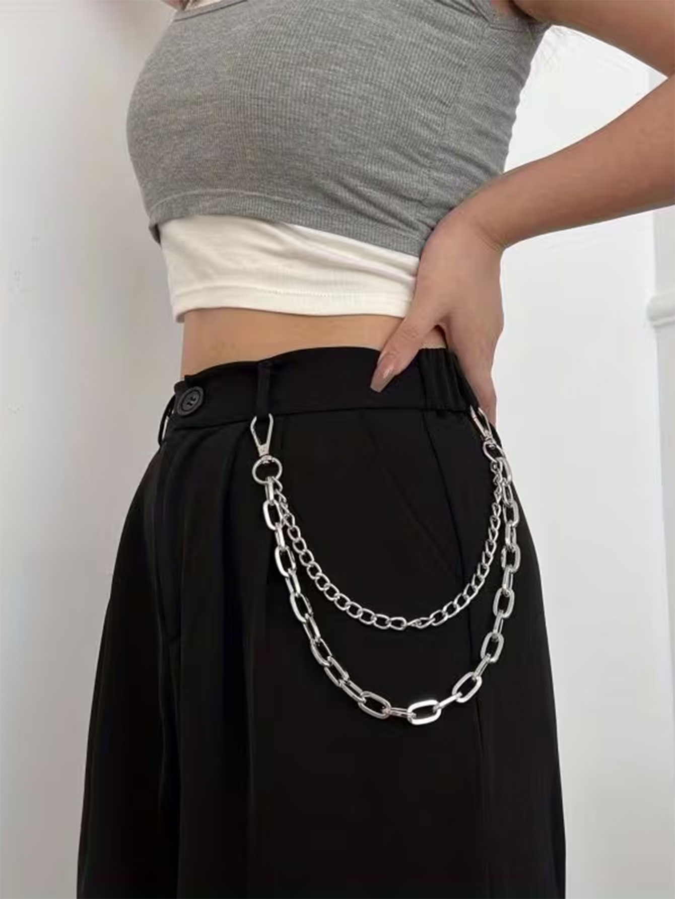 Corrente de Cintura Unissex Es - Women'S Jeans Accessories Chain avaliação e preço