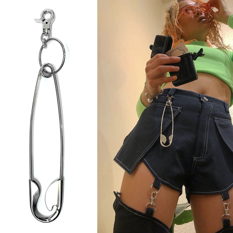 Chaveiro pingente de metal em  - Women'S Jeans Accessories Chain avaliação e preço