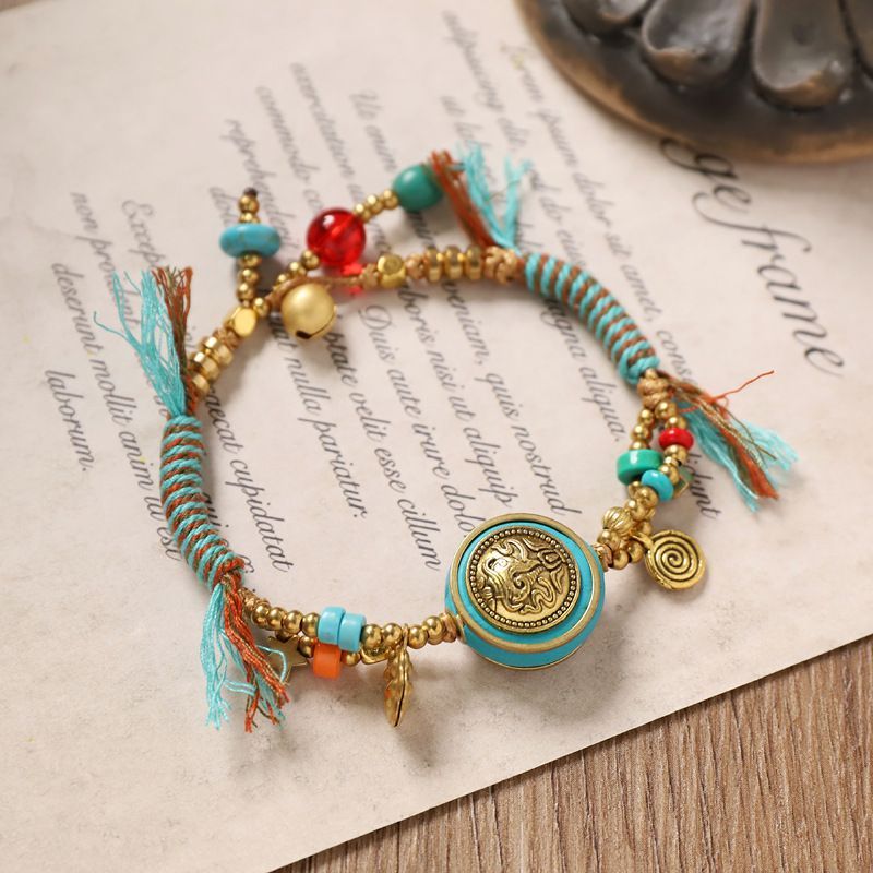 Pulseira tibetana retrô tecida - Women Accessories Nepal avaliação e preço
