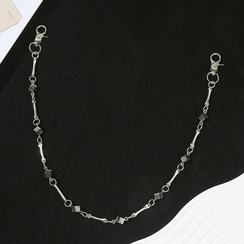 Punk rock hip-hop unissex cão  - Women'S Jeans Accessories Chain avaliação e preço